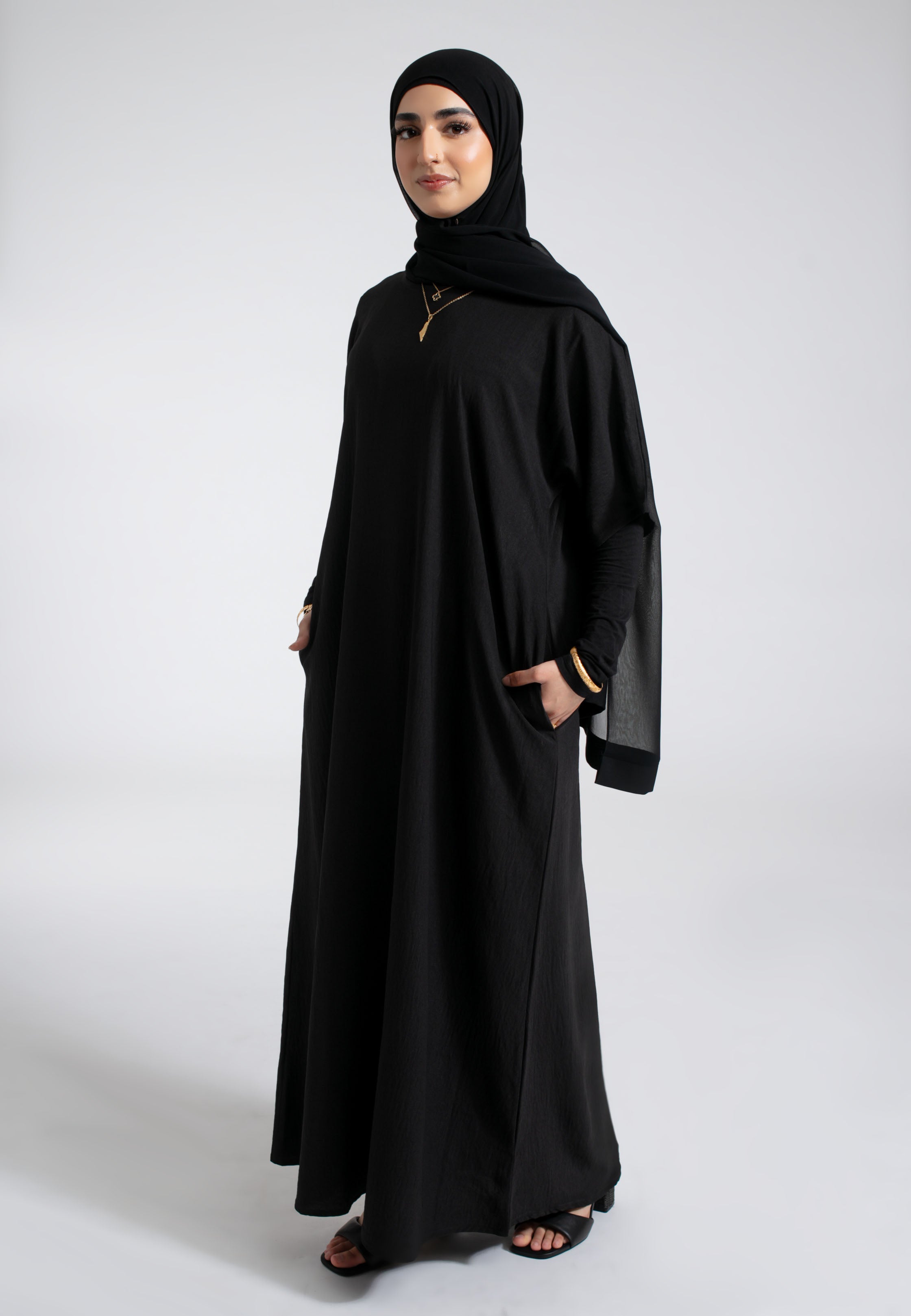 Muslim Women Sleeveless Underdress Inner Slip Under Dress #25456