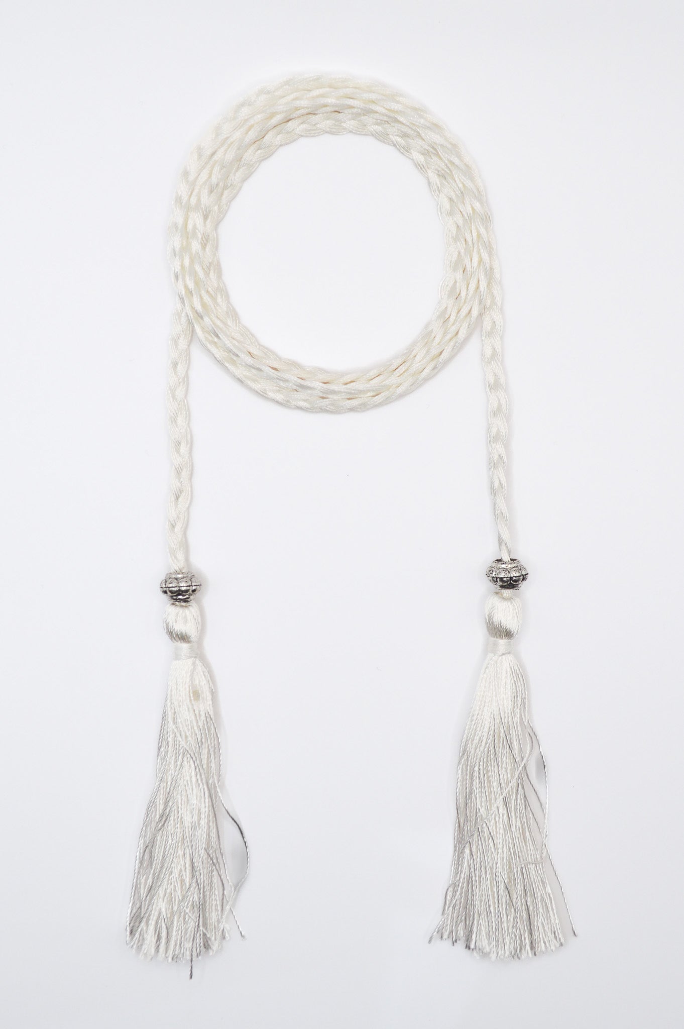 Buy White Plaited Tassel Belt Define Elevate Your Abaya Hayah Al buy-white-plaited-tassel-belt-define-elevate-your-abaya-hayah-al