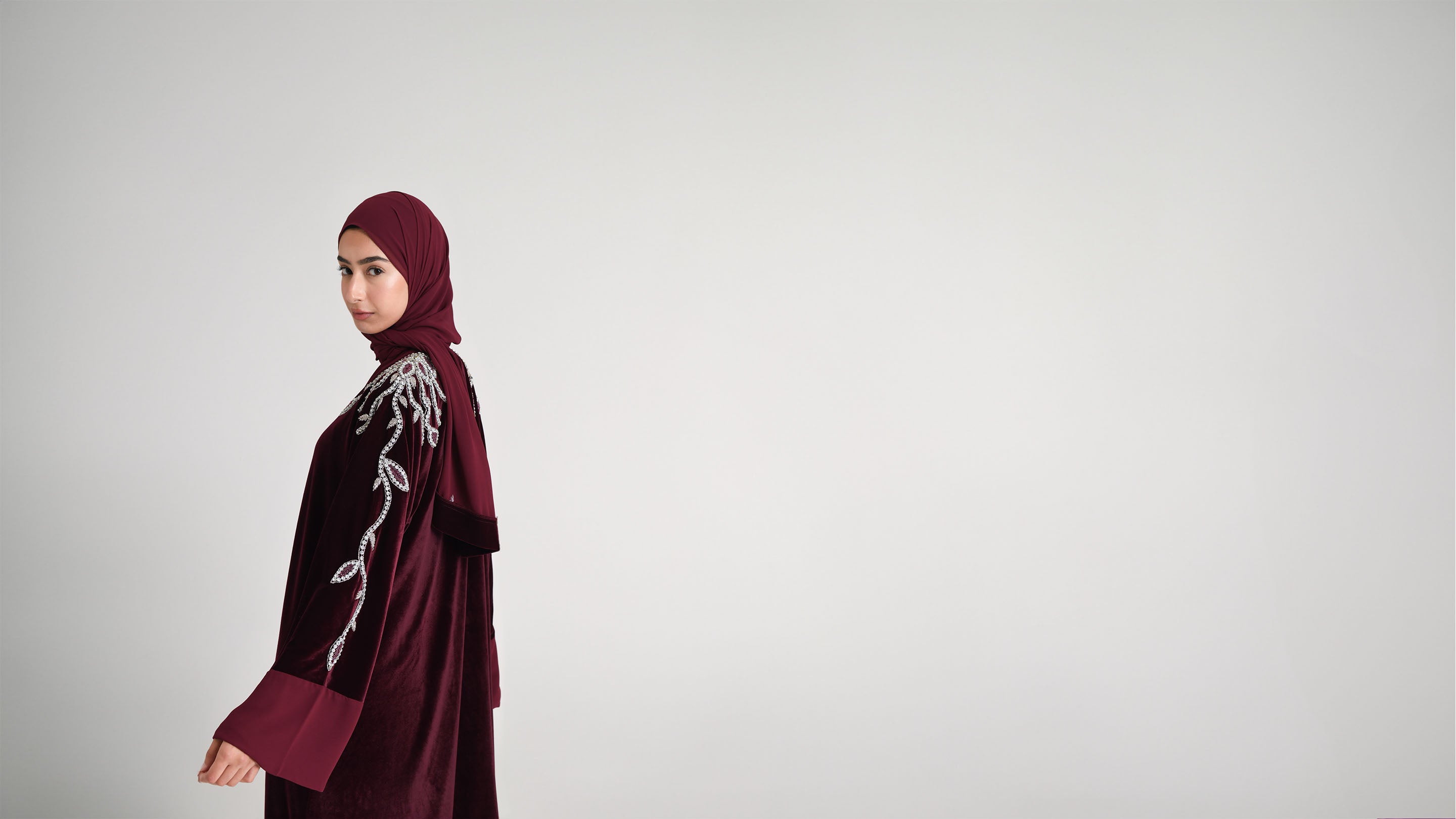 Embellished abayas top