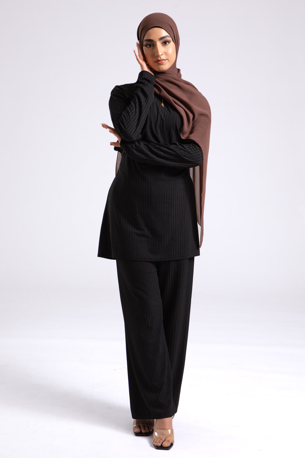 Chicory Coffee Chiffon Hijab
