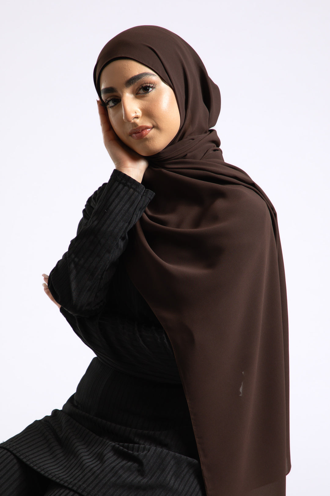 Chocolate Truffle Soft Chiffon Hijab