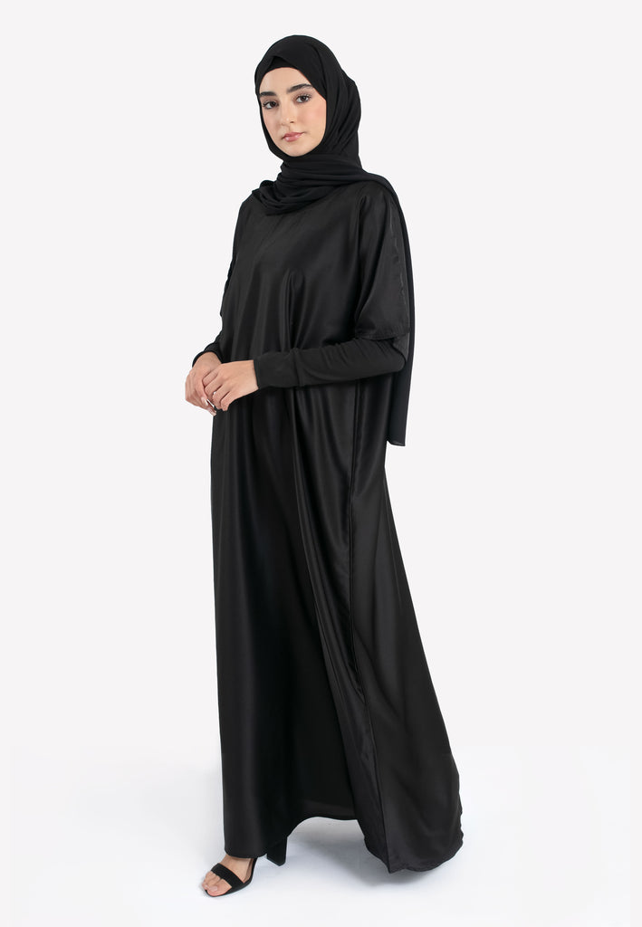 satin abaya slip dress Satin Inner Slip Dress
