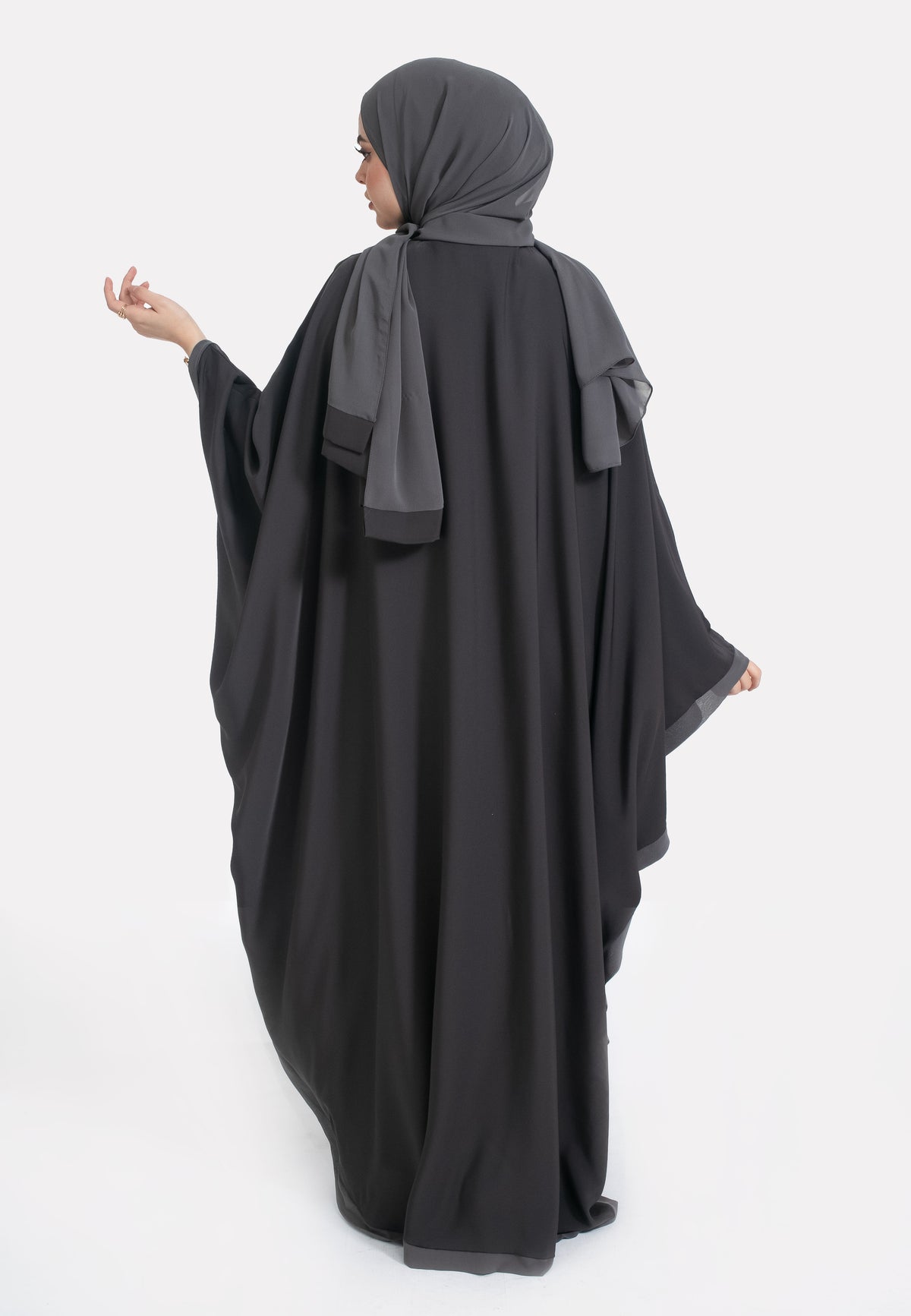 Charcoal Butterfly Farasha - Back
