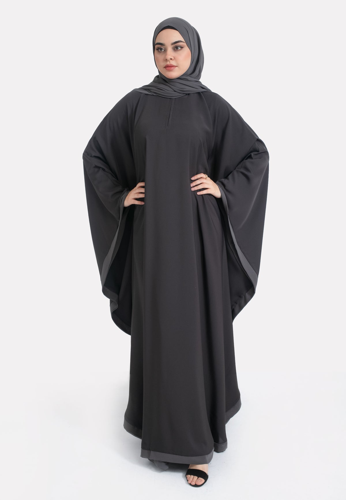 Charcoal Butterfly Farasha - Front