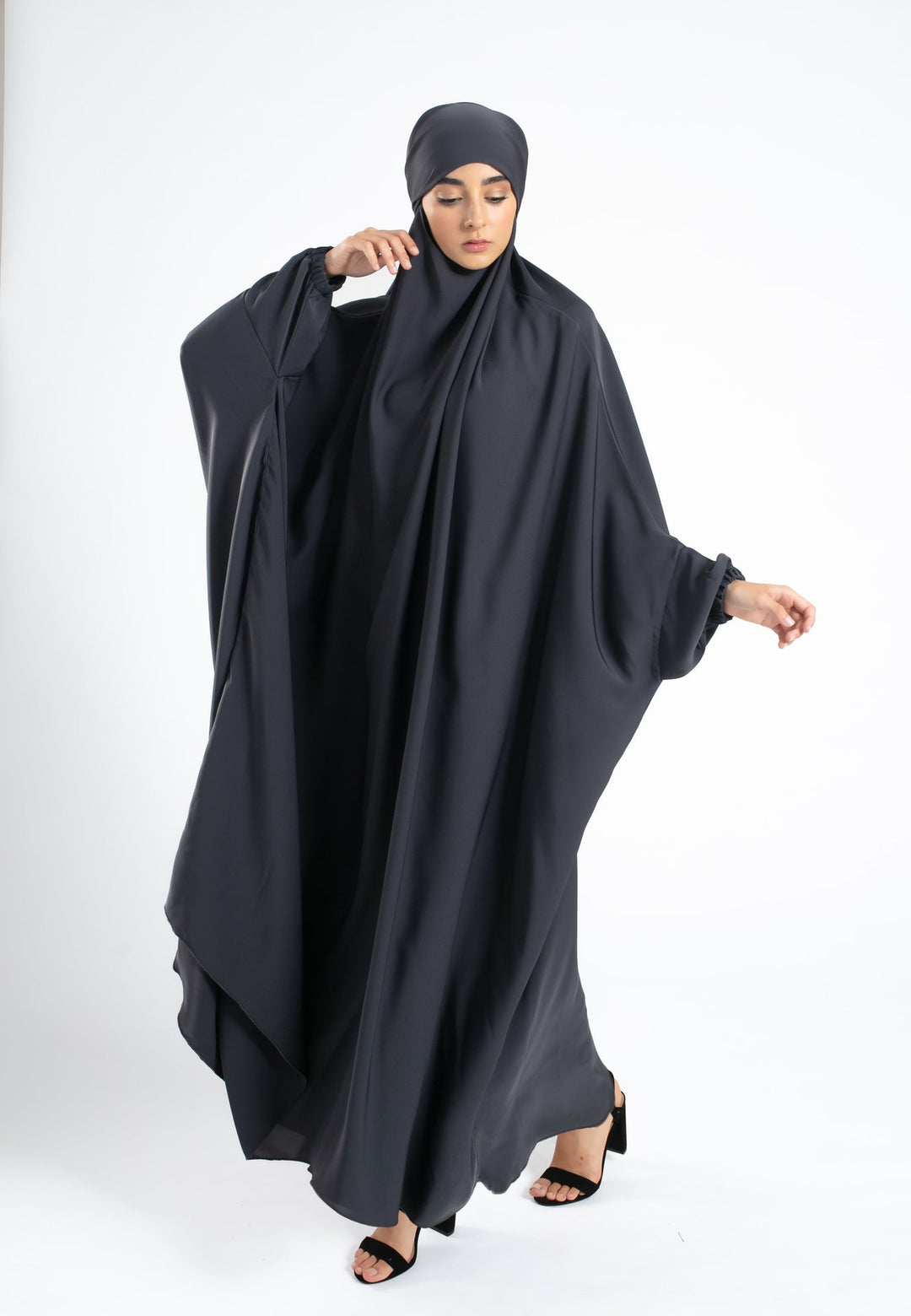 Charcoal-Grey-One-Piece-Jilbab