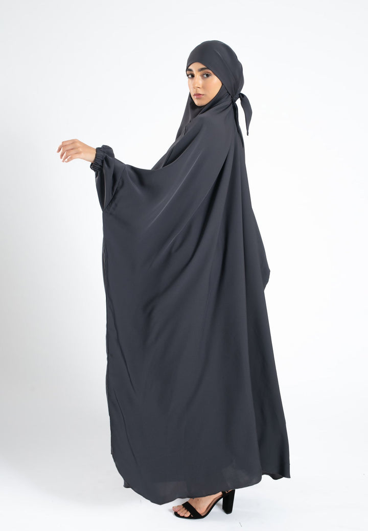 Grey-One-Piece-Jilbab-Dress
