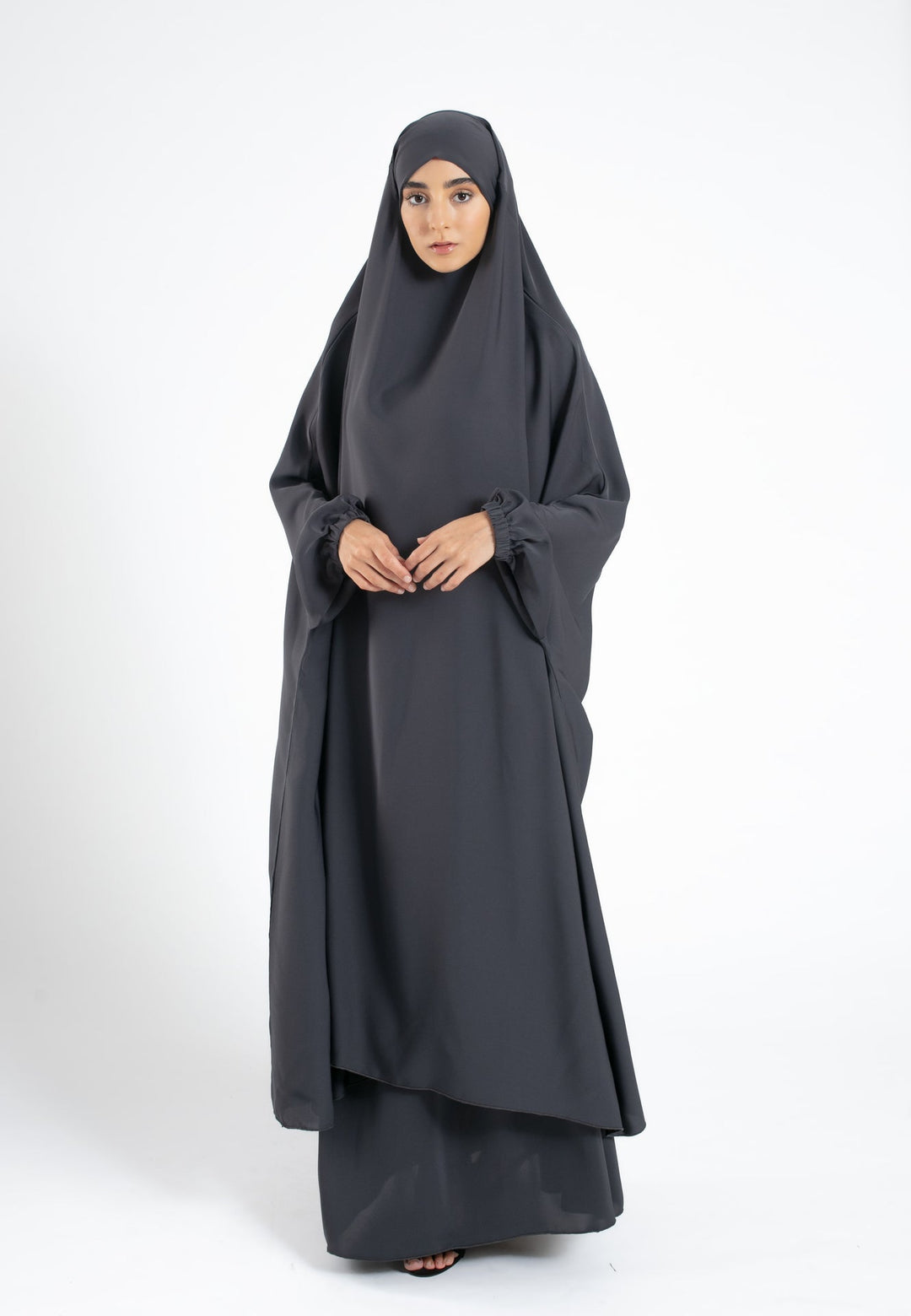 Grey-Two-Piece-Jilbab