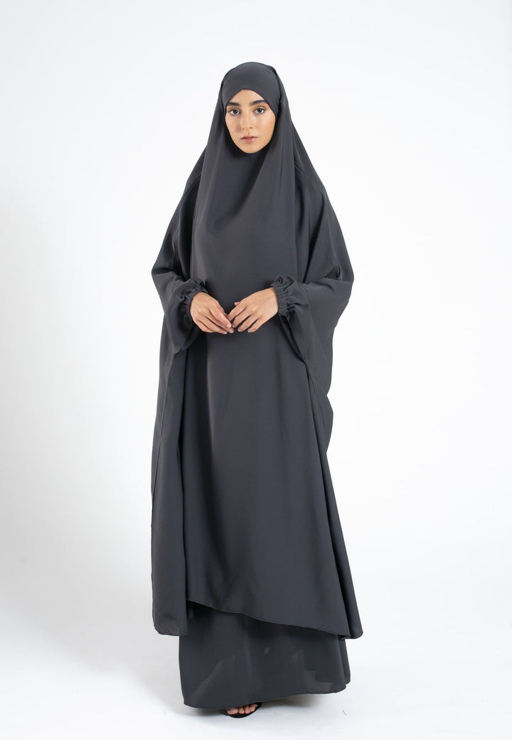 Grey-Two-Piece-Jilbab