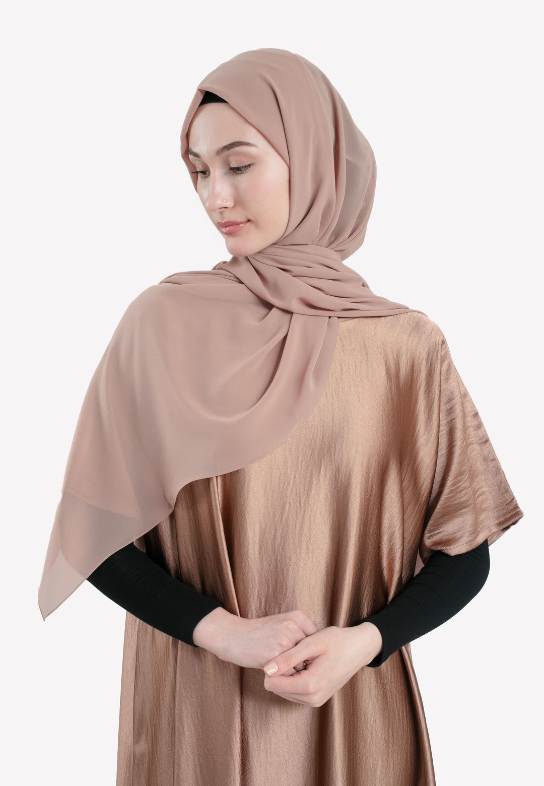 silk inner dress Inner Silk Dress Mn Nur Fashion
