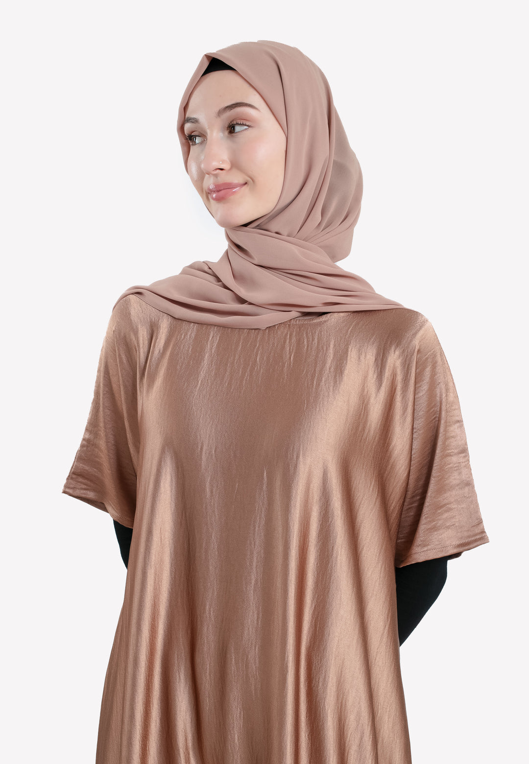 silk inner dress Inner Silk Dress Mn Nur Fashion