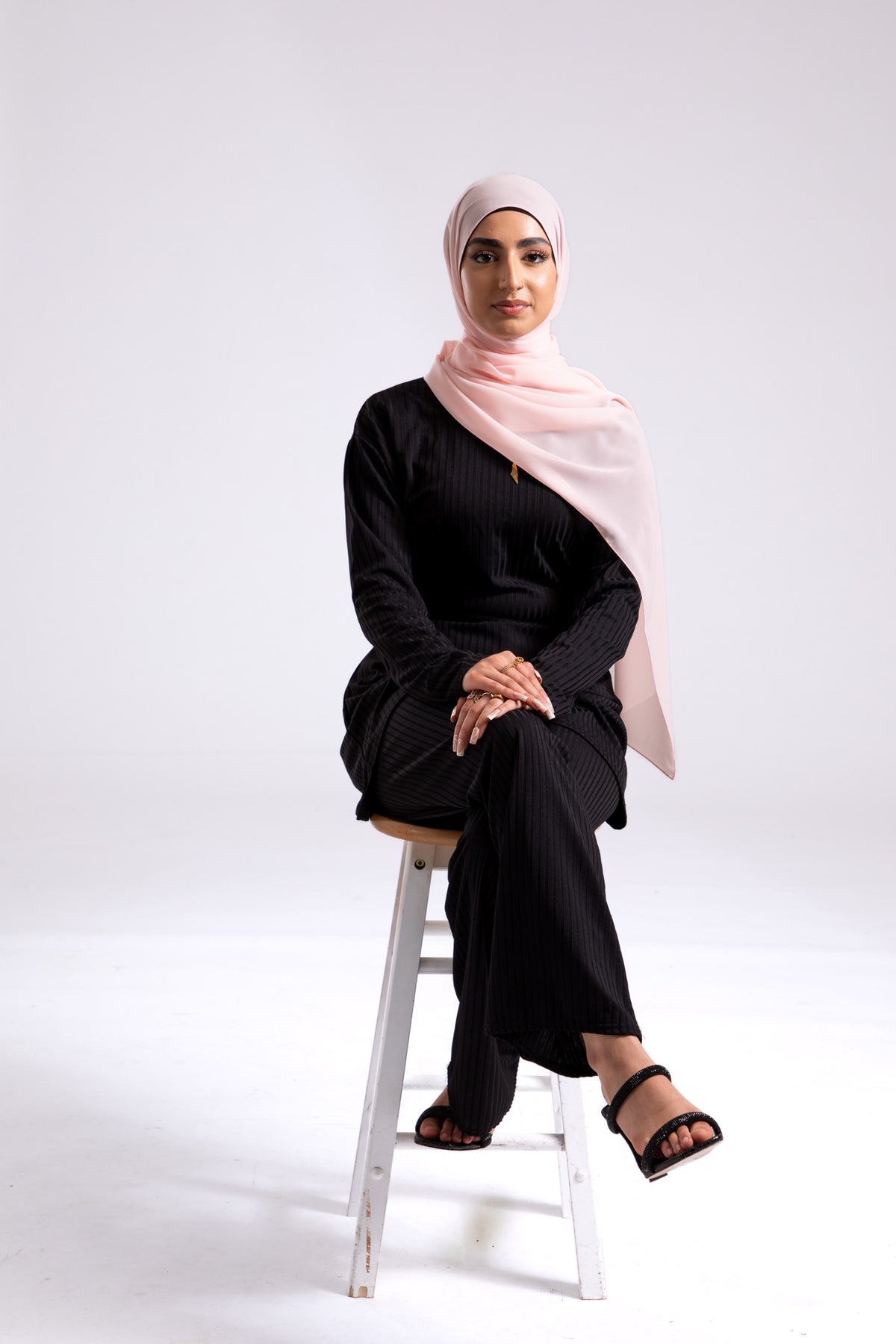 Peach Soft Chiffon Hijab