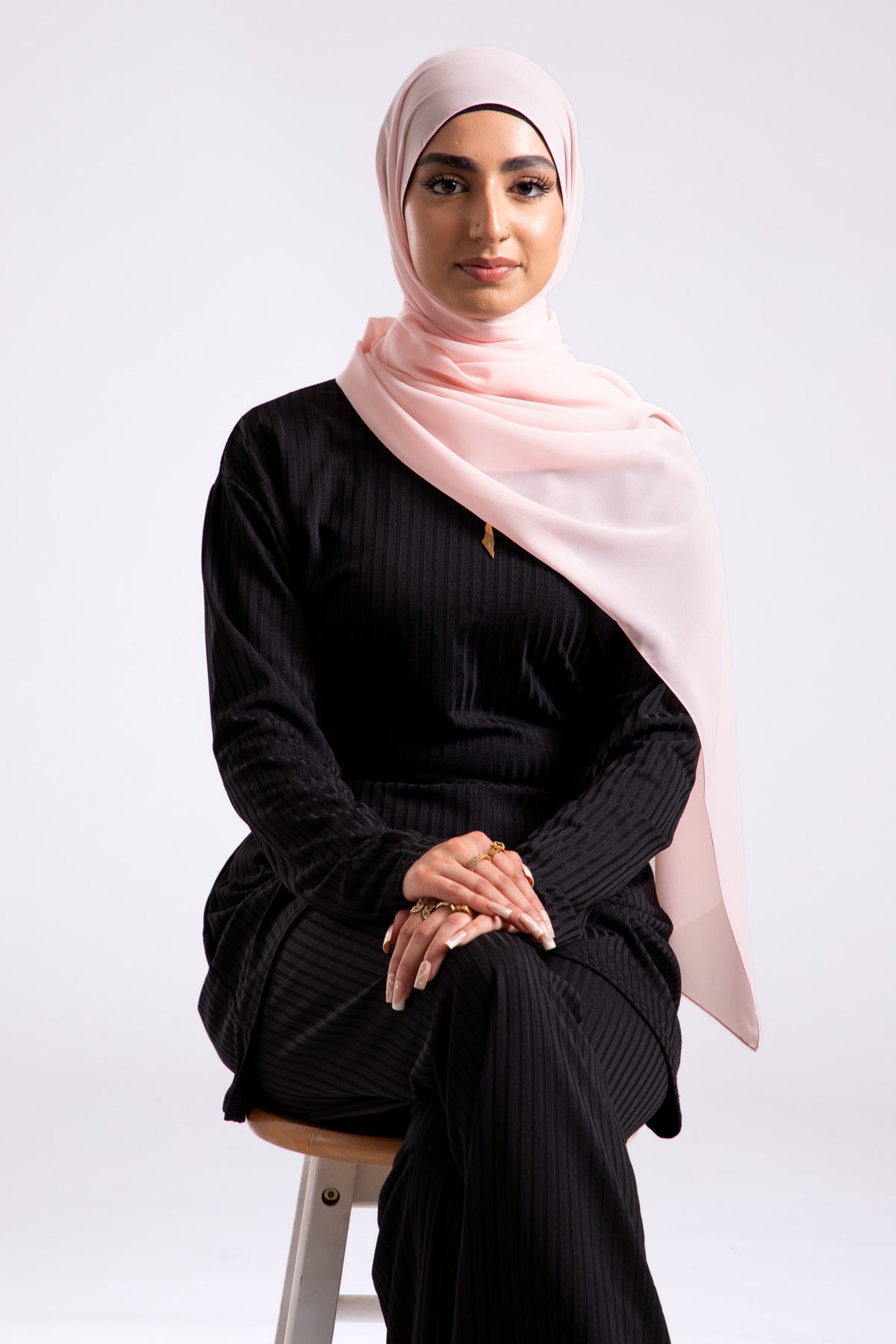 Peach Soft Chiffon Hijab