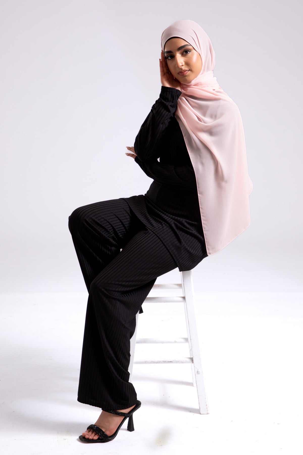 Peach Soft Chiffon Hijab