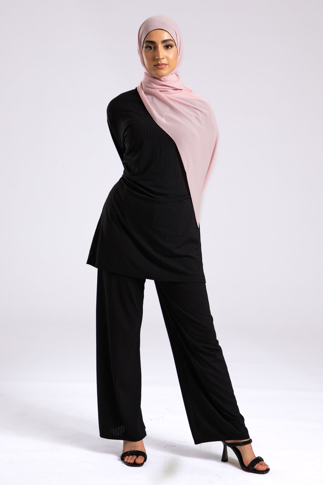Baby Pink Soft Chiffon Hijab