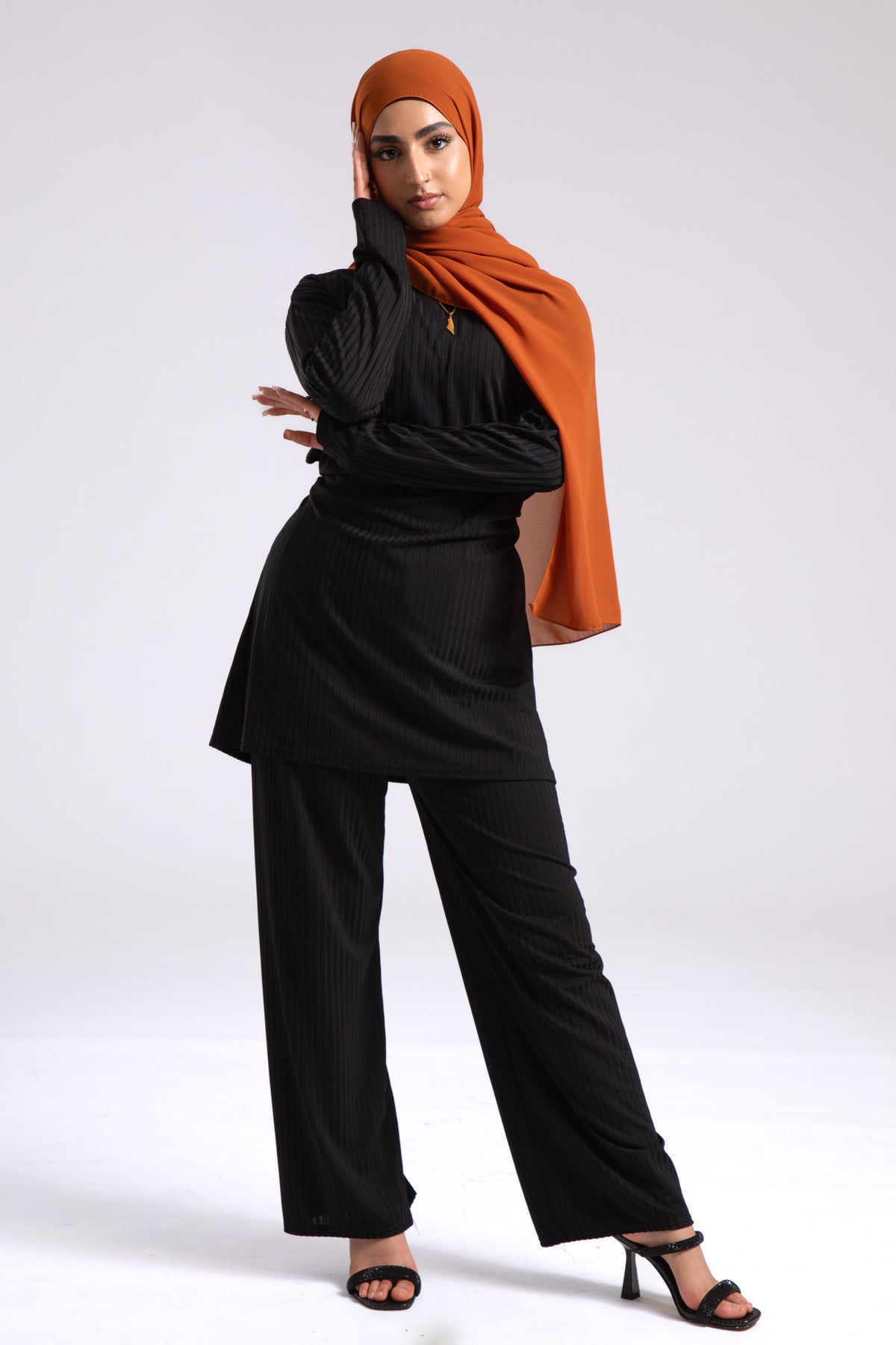 Saffron Orange Soft Chiffon Hijab
