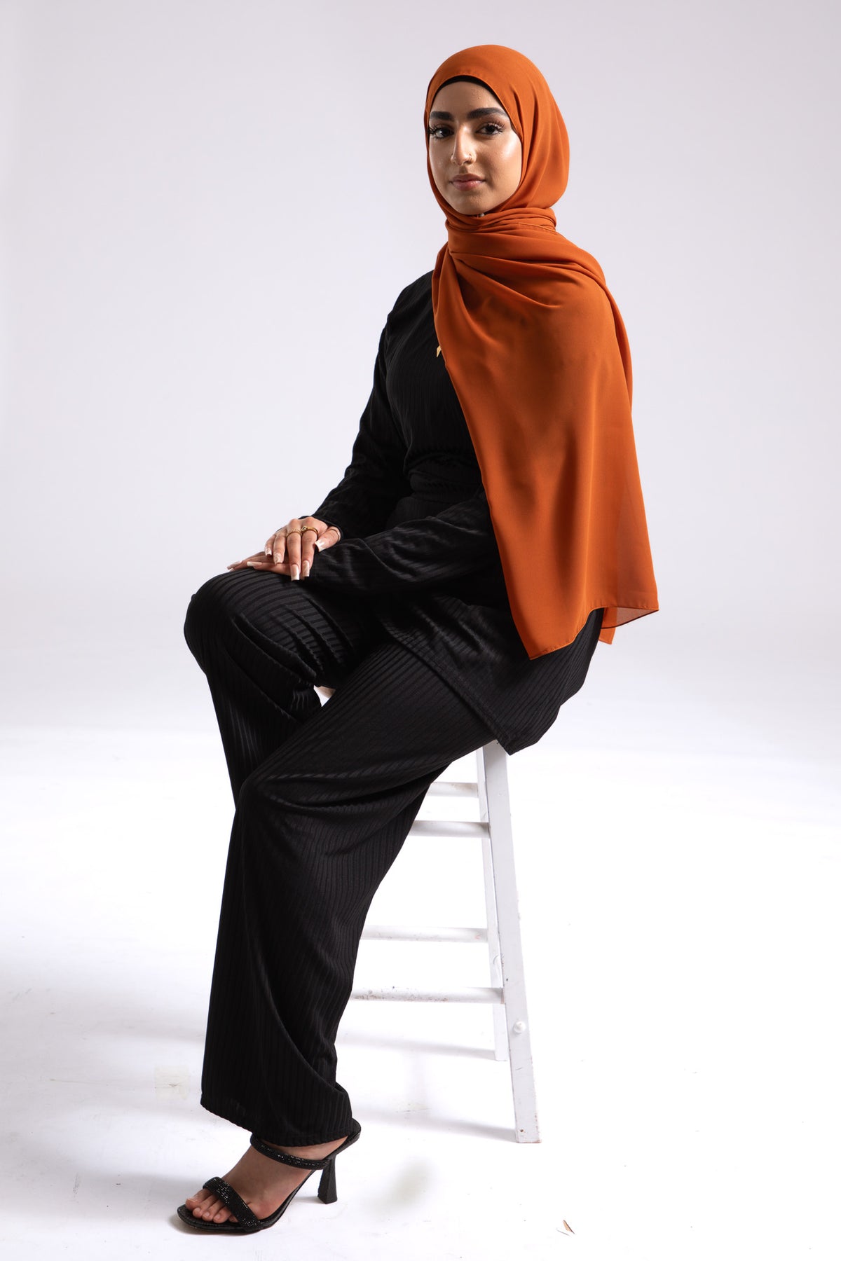 Saffron Orange Soft Chiffon Hijab