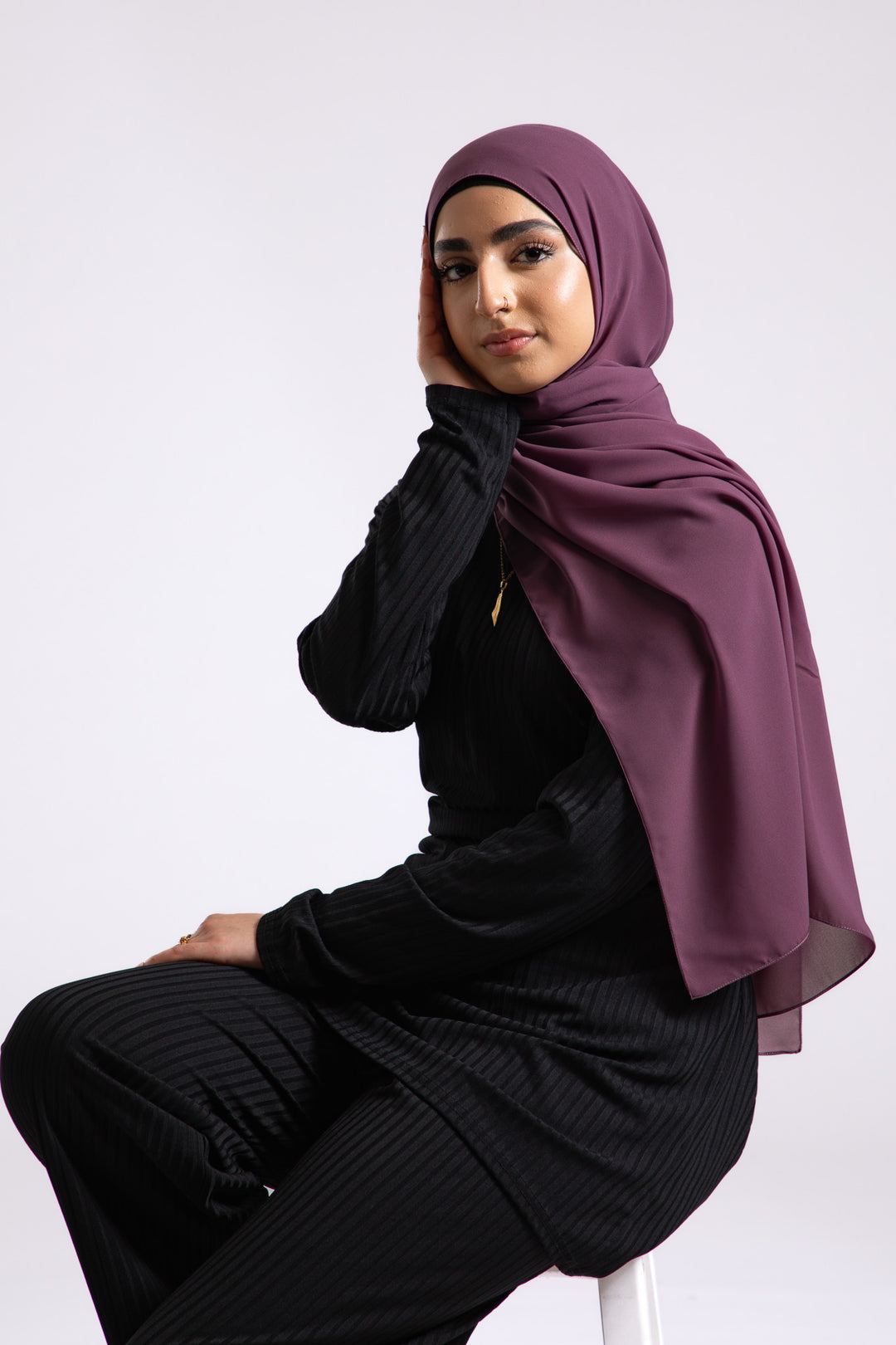 Amethyst Soft Chiffon Hijab