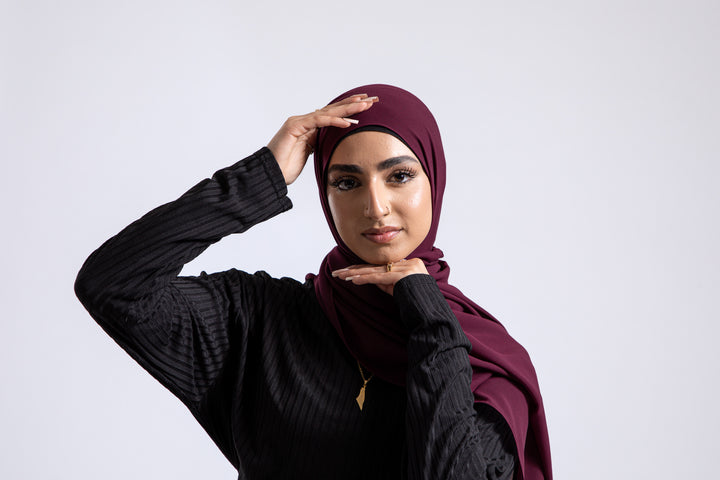 Mulberry Soft Chiffon Hijab