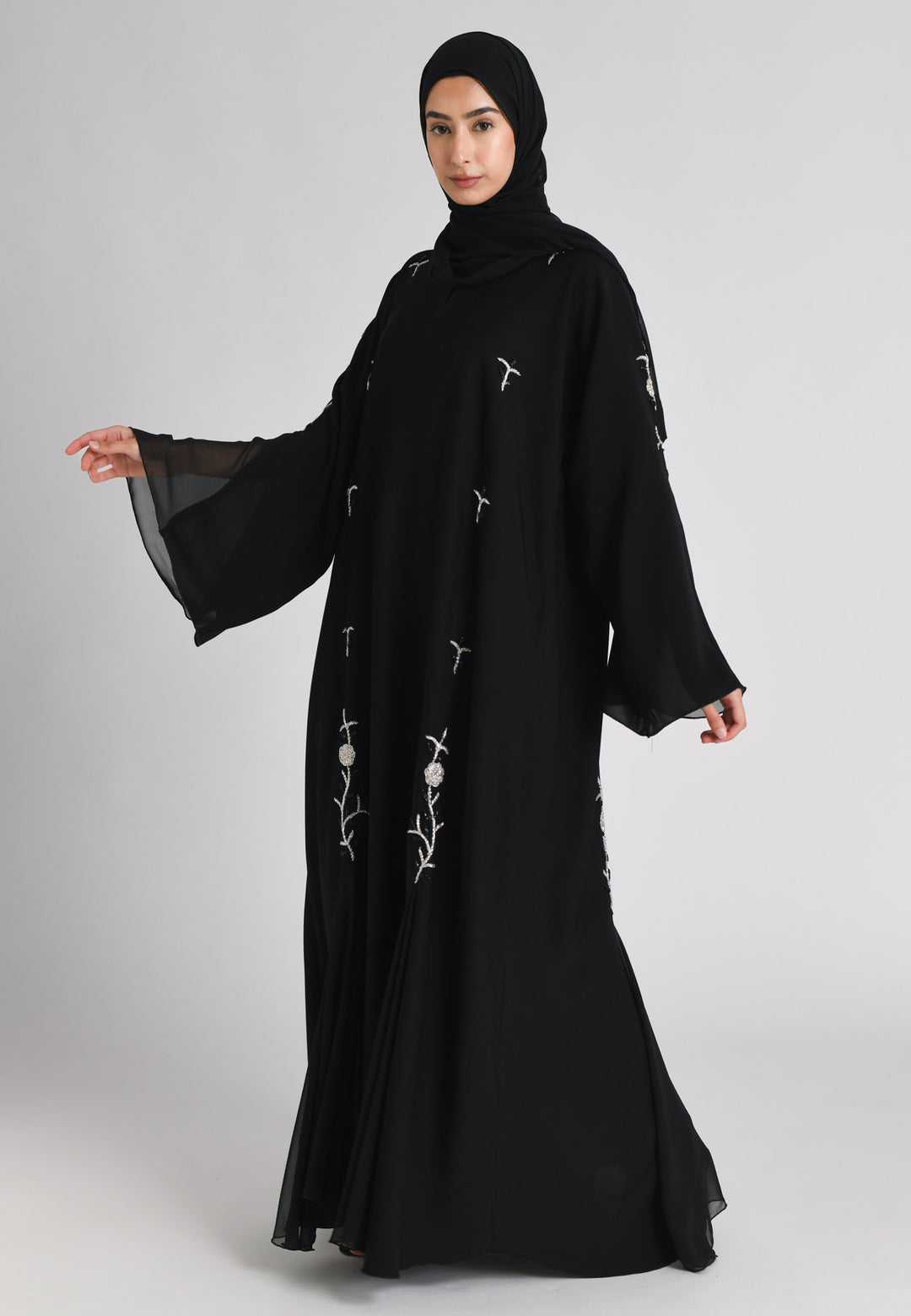 Black On Black Abayas Hayah Al-Muslimah Black On Black Abayas Hayah Al-Muslimah