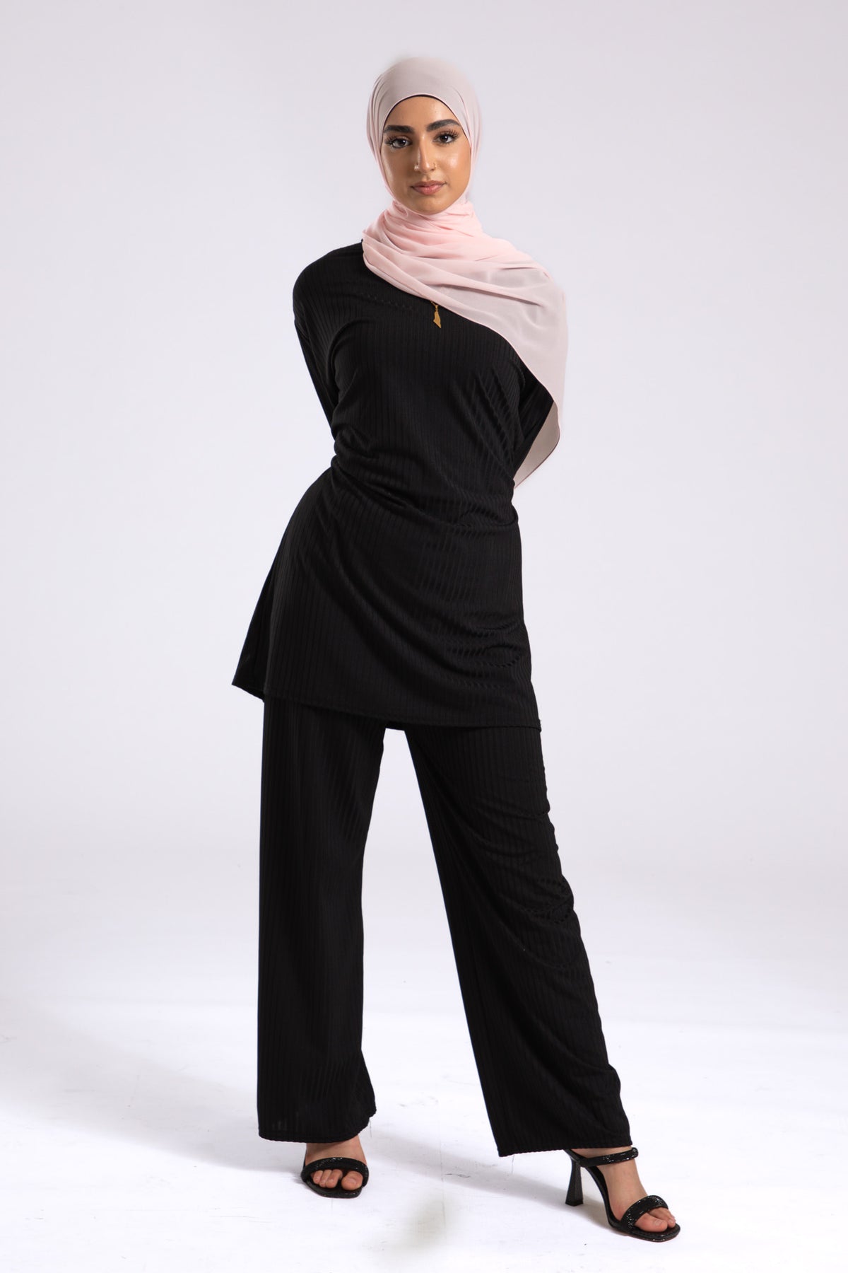 Meringue Rosette Crepe Chiffon Hijab