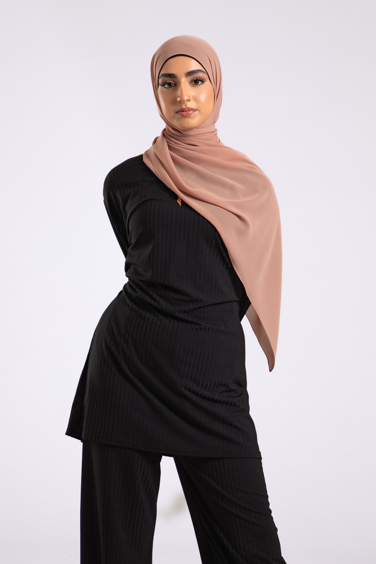 Macchiato Crepe Chiffon Hijab