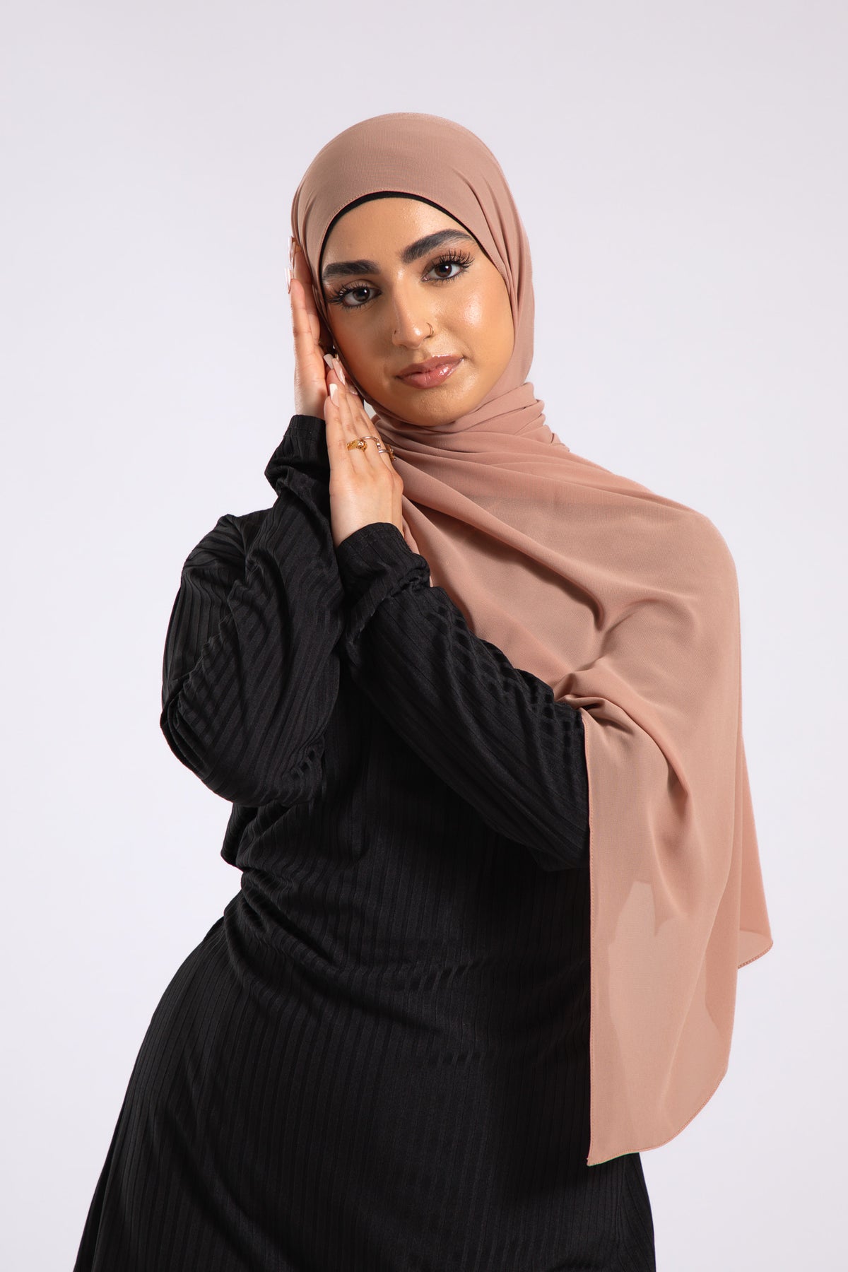 Macchiato Crepe Chiffon Hijab