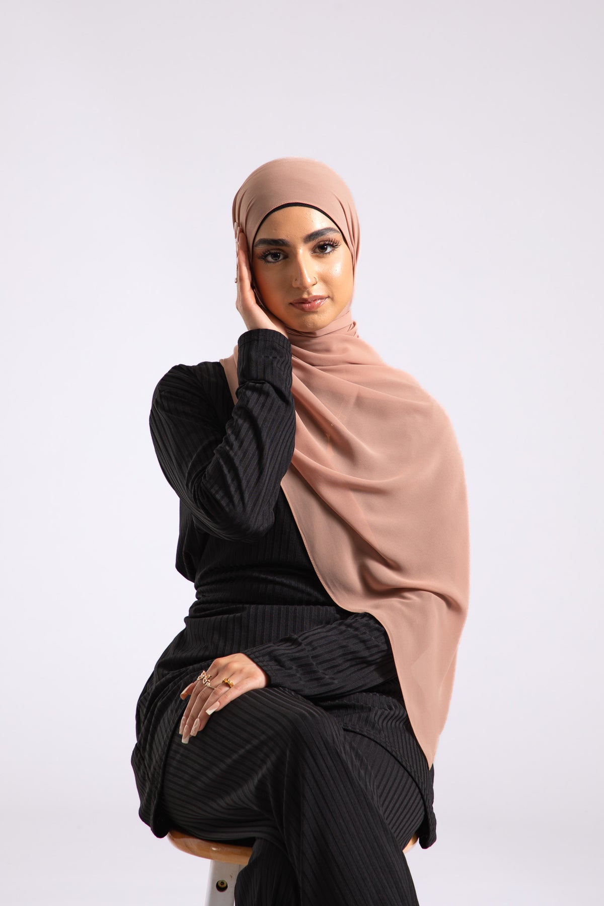 Macchiato Crepe Chiffon Hijab