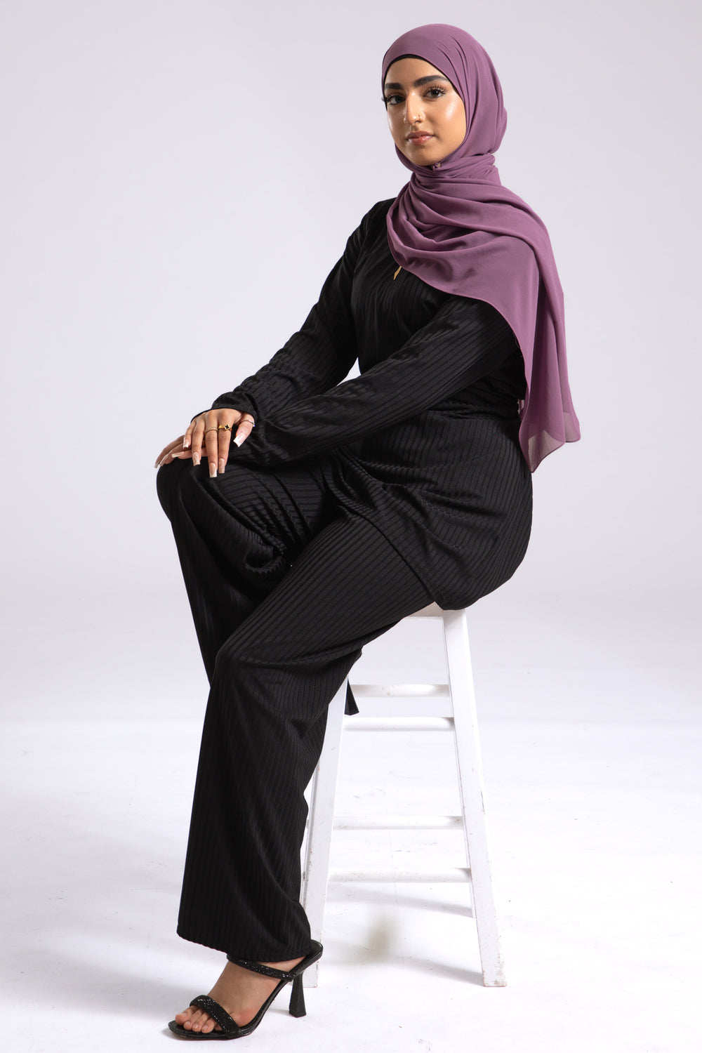 Amethyst Crepe Chiffon Hijab