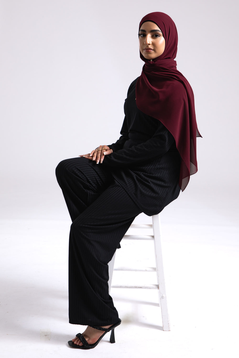 Sangria Crepe Chiffon Hijab