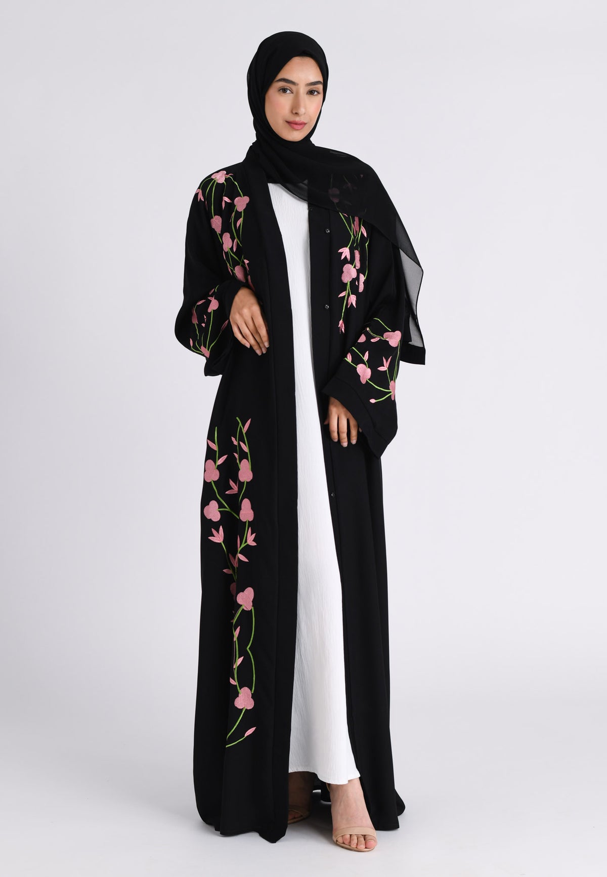 Falling Zahra Open Abaya