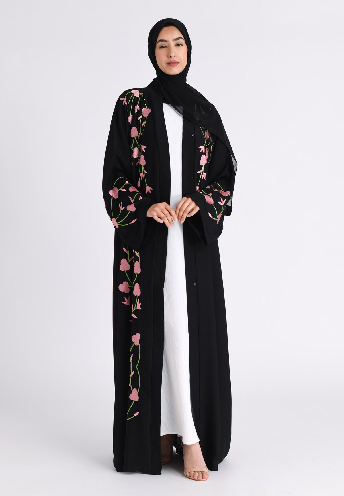 Falling Zahra Open Abaya