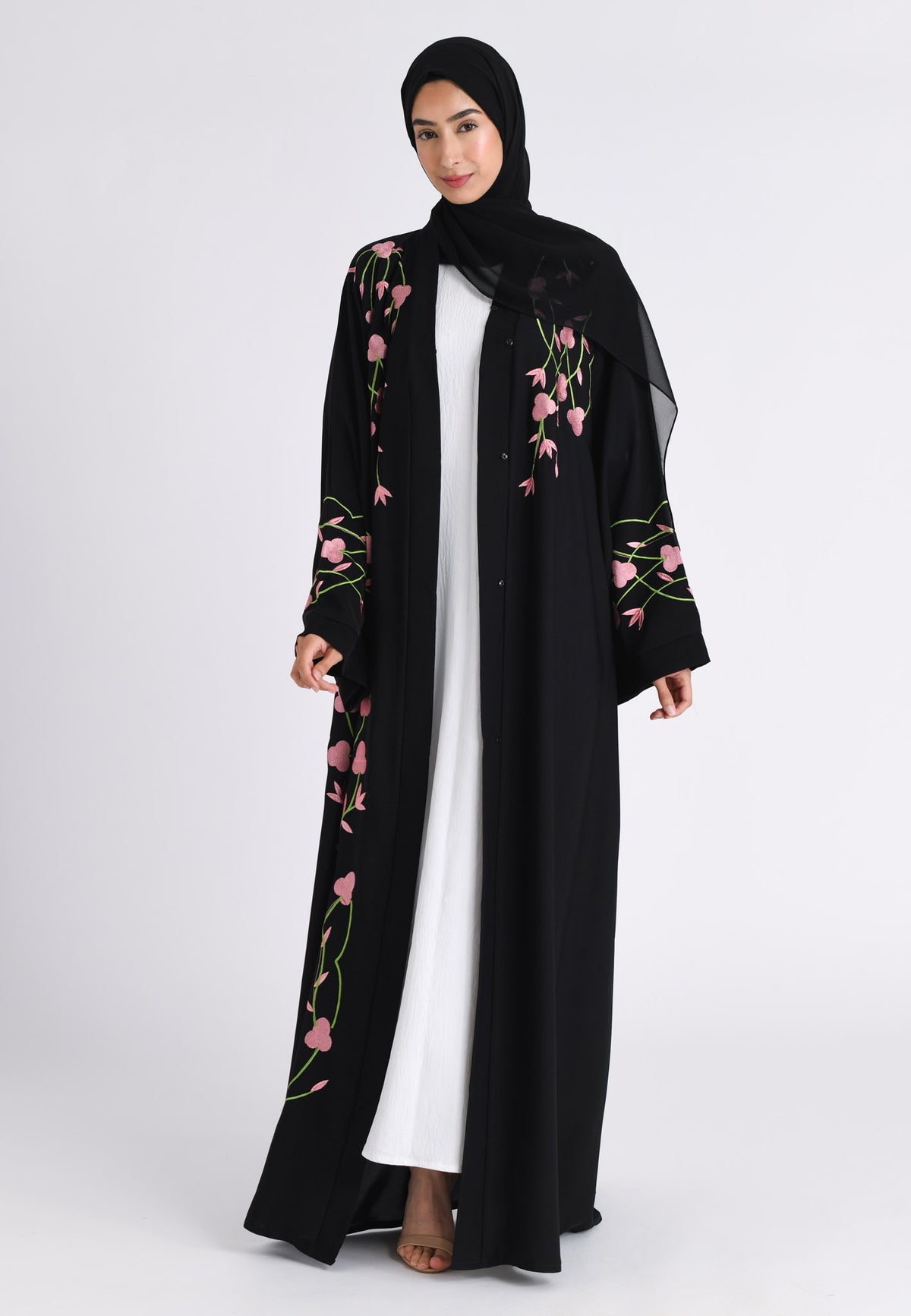 Falling Zahra Open Abaya