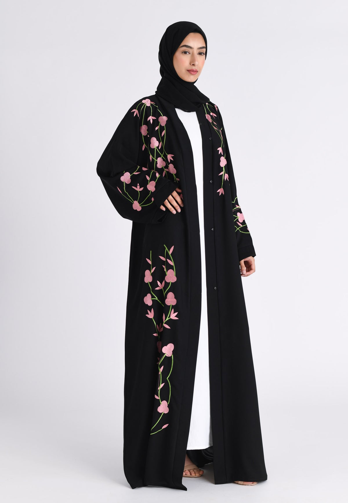 Falling Zahra Open Abaya