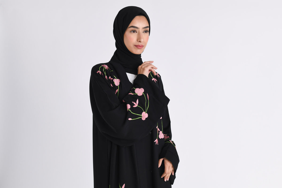 Falling Zahra Open Abaya
