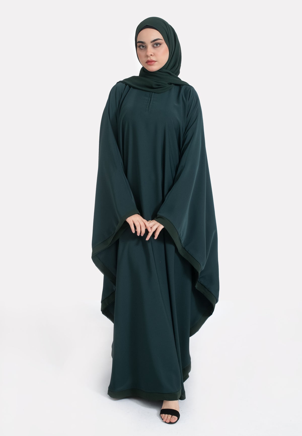 Forest Green Butterfly Farasha