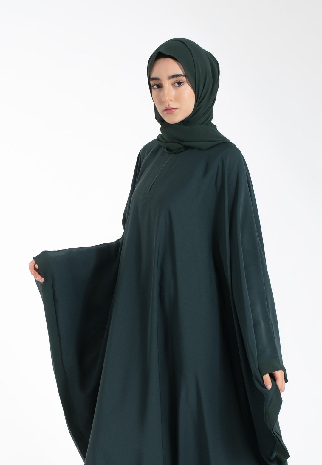 Modest Forest Green Farasha