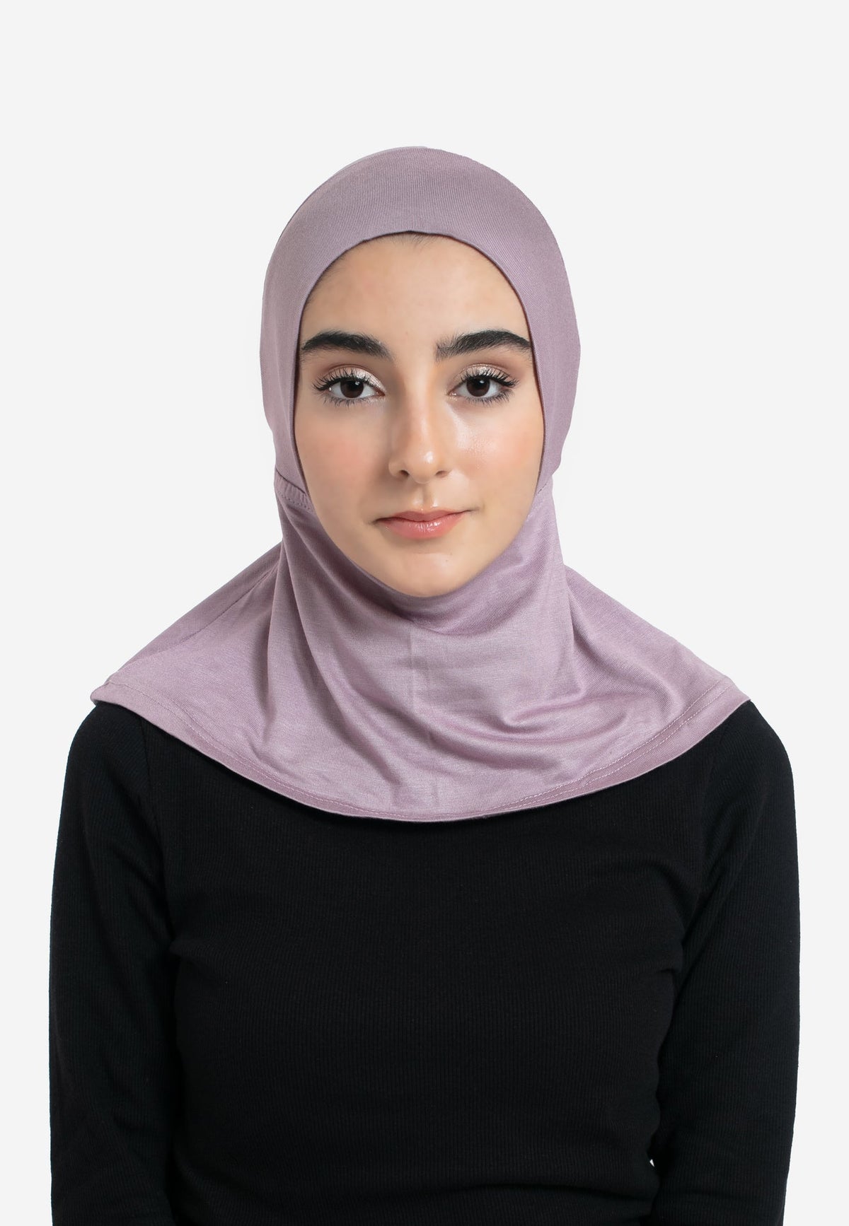 Mulberry Full Coverage Hijab Cap - Front