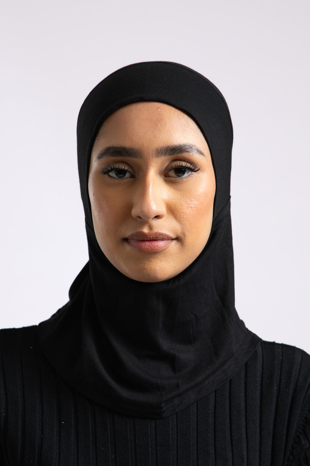Full Coverage Hijab Cap - Black
