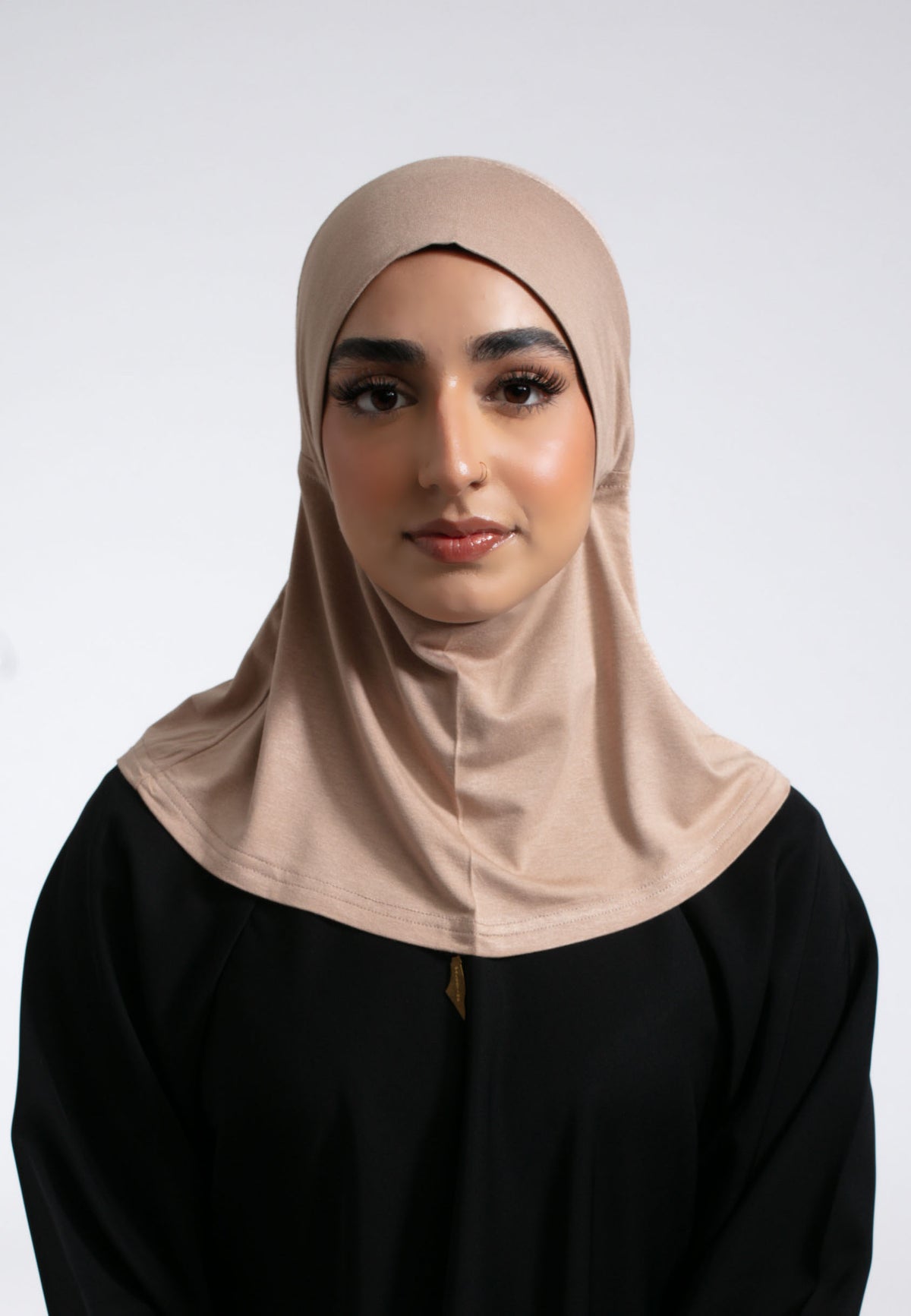Full Coverage Hijab Cap - Macchiato