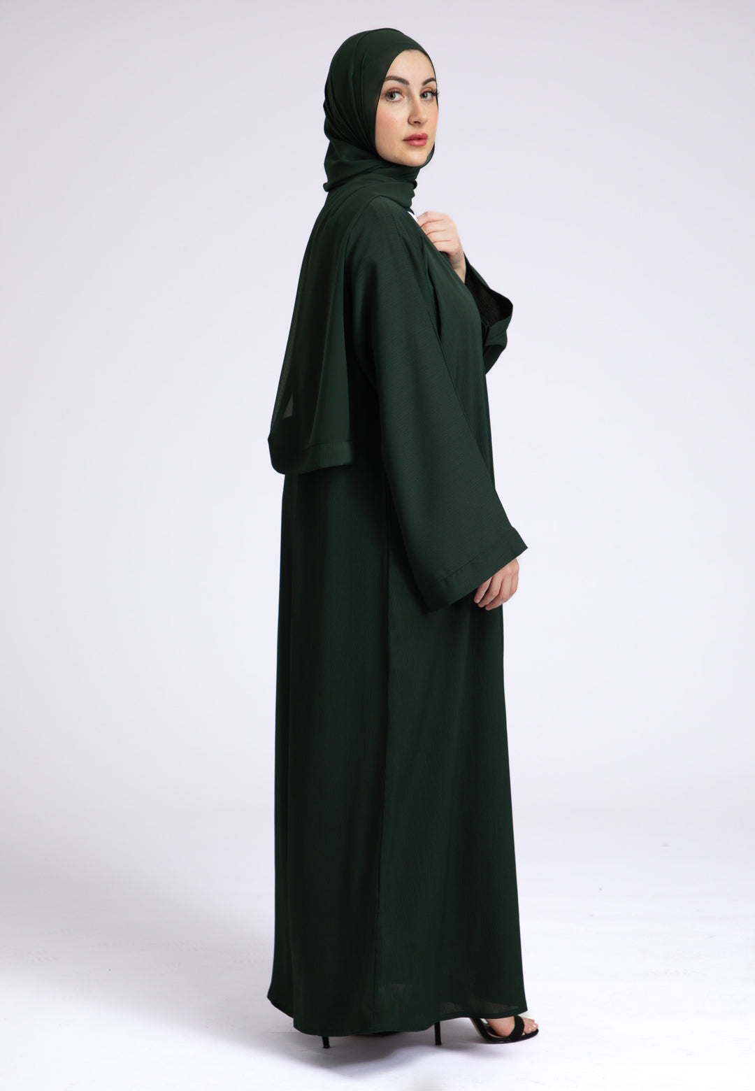 emerald green dress muslimah Emerald Green and Gold Hijab
