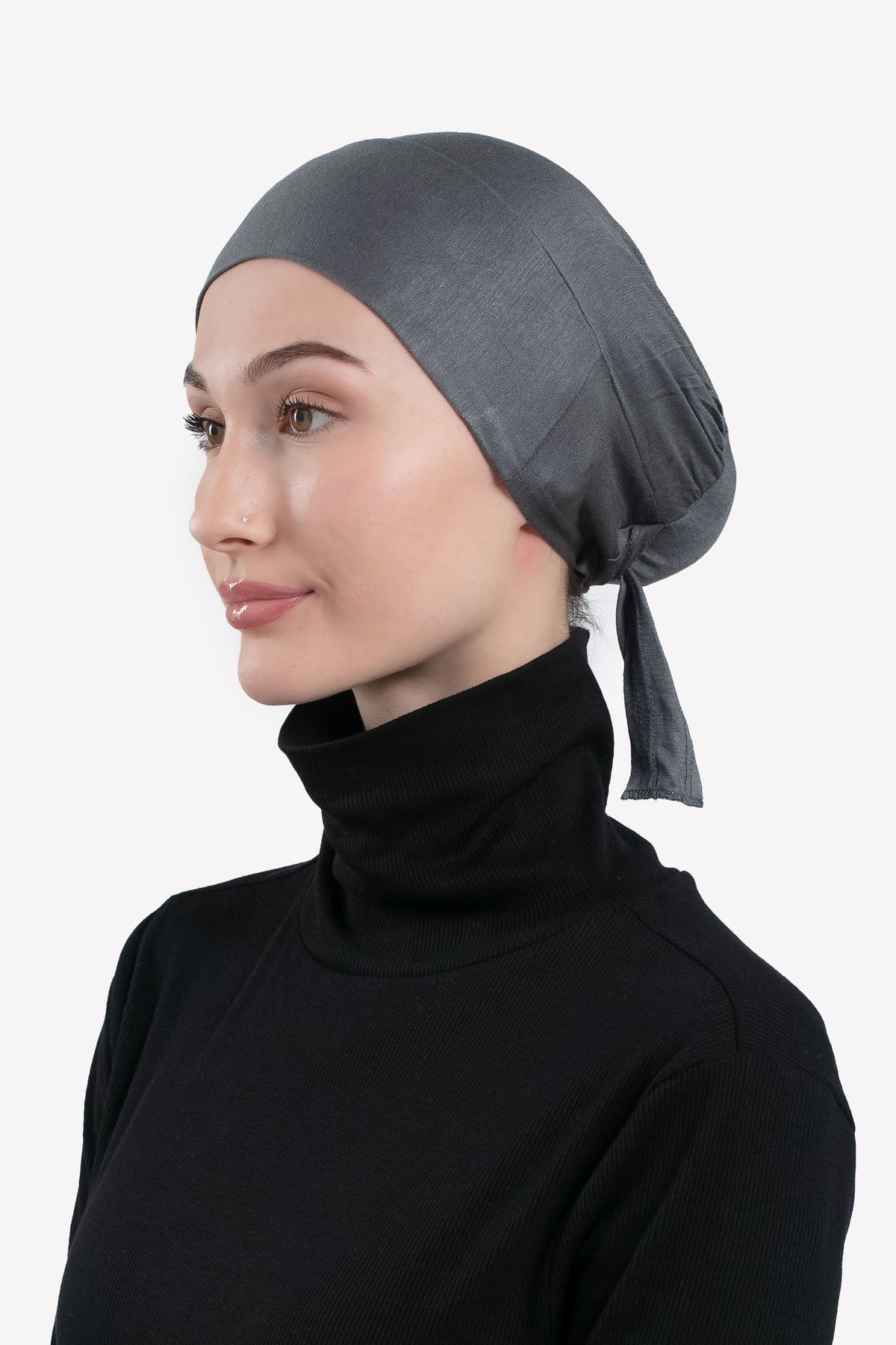 Tie Back Hijab Cap - Fossil Grey Hayah Al-Muslimah