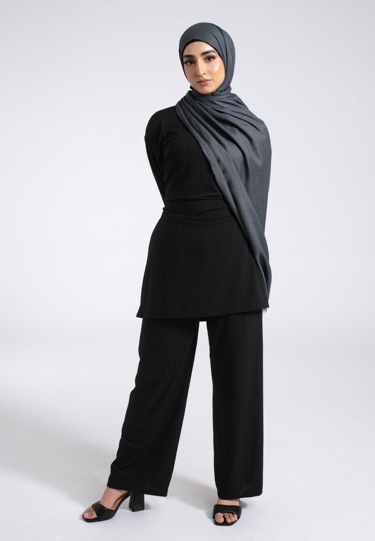 Grey Modal Hijab