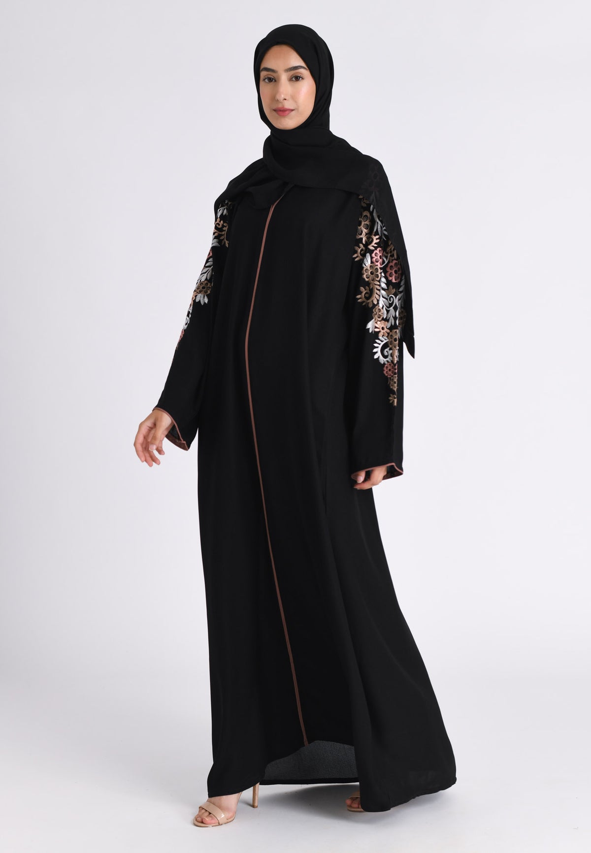 Hawaa Embroidered Closed Abaya