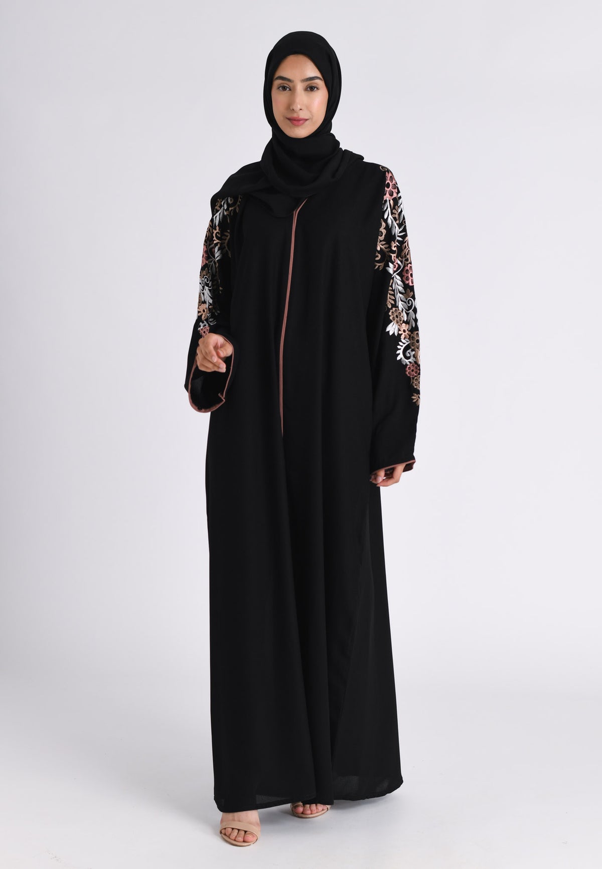 Hawaa Embroidered Closed Abaya