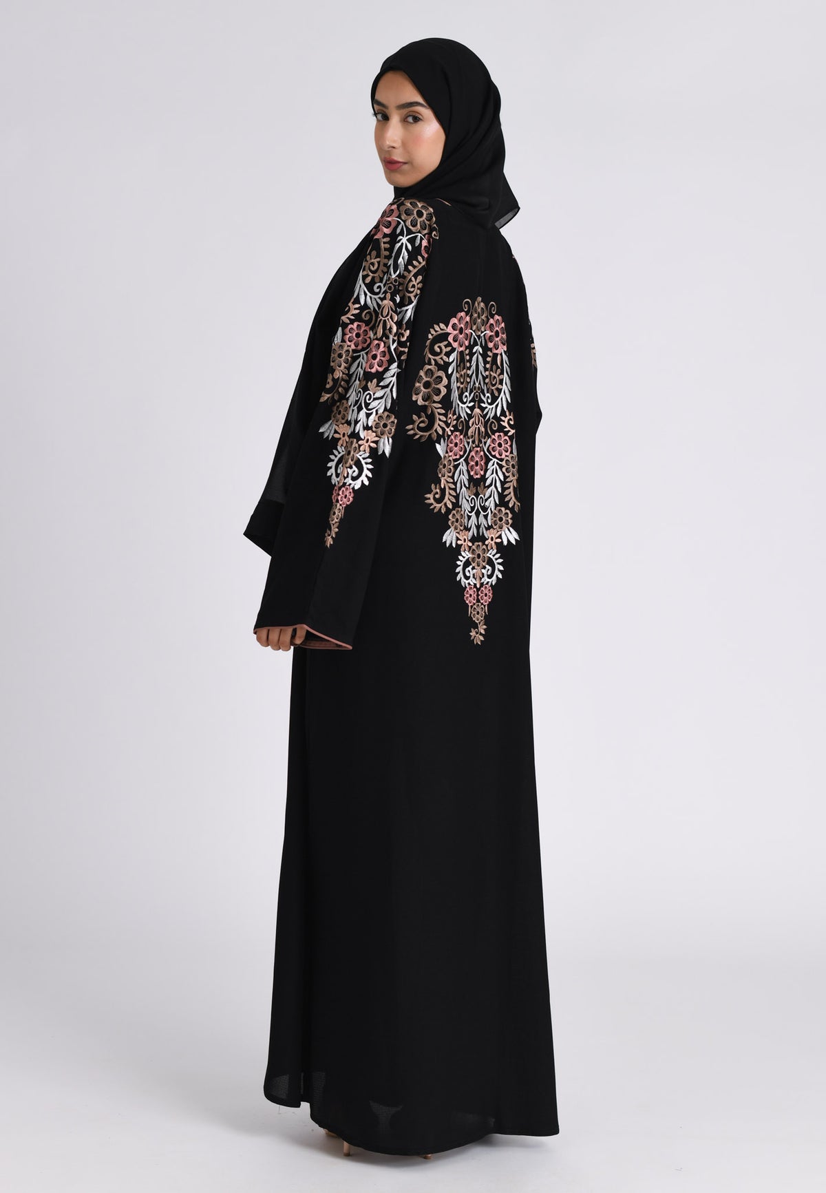 Hawaa Embroidered Closed Abaya