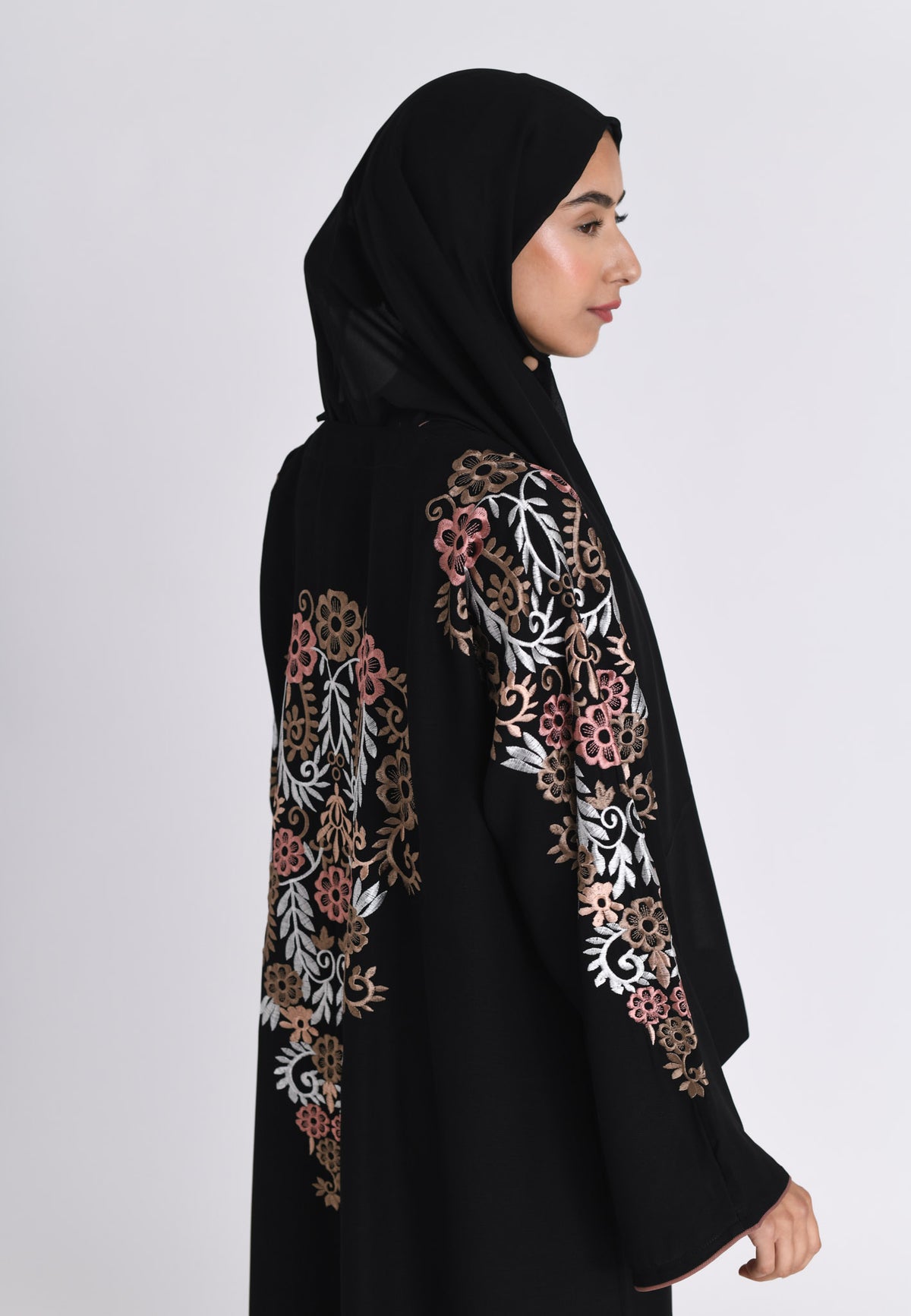 Hawaa Embroidered Closed Abaya