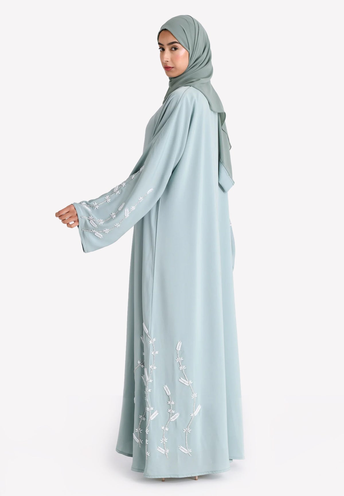 Luxury Maldives Abaya - Side
