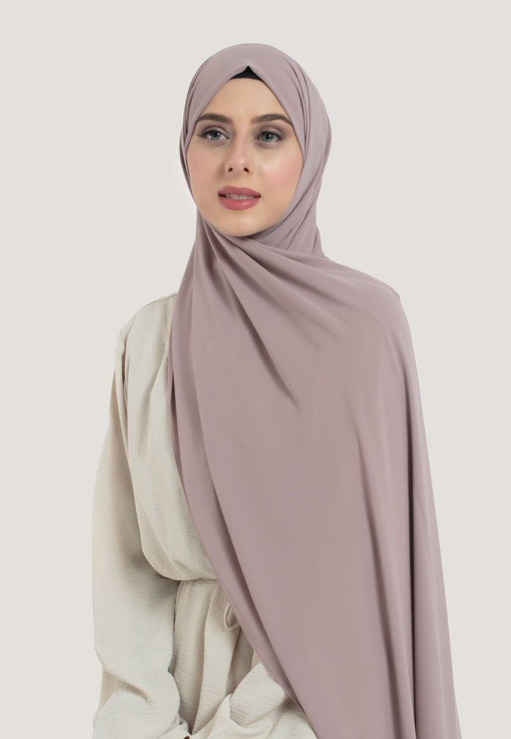 Mink Georgette Hijab