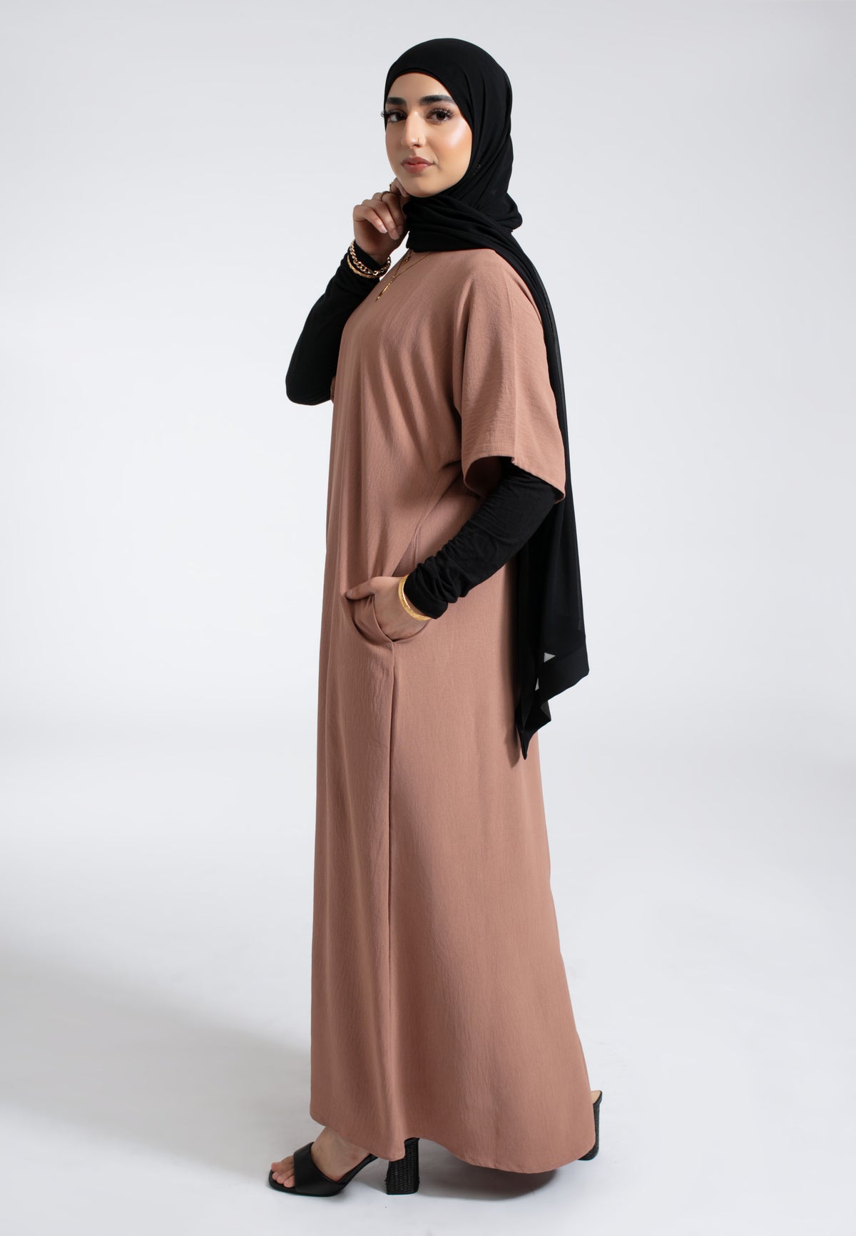 Mocha Inner Slip Dress
