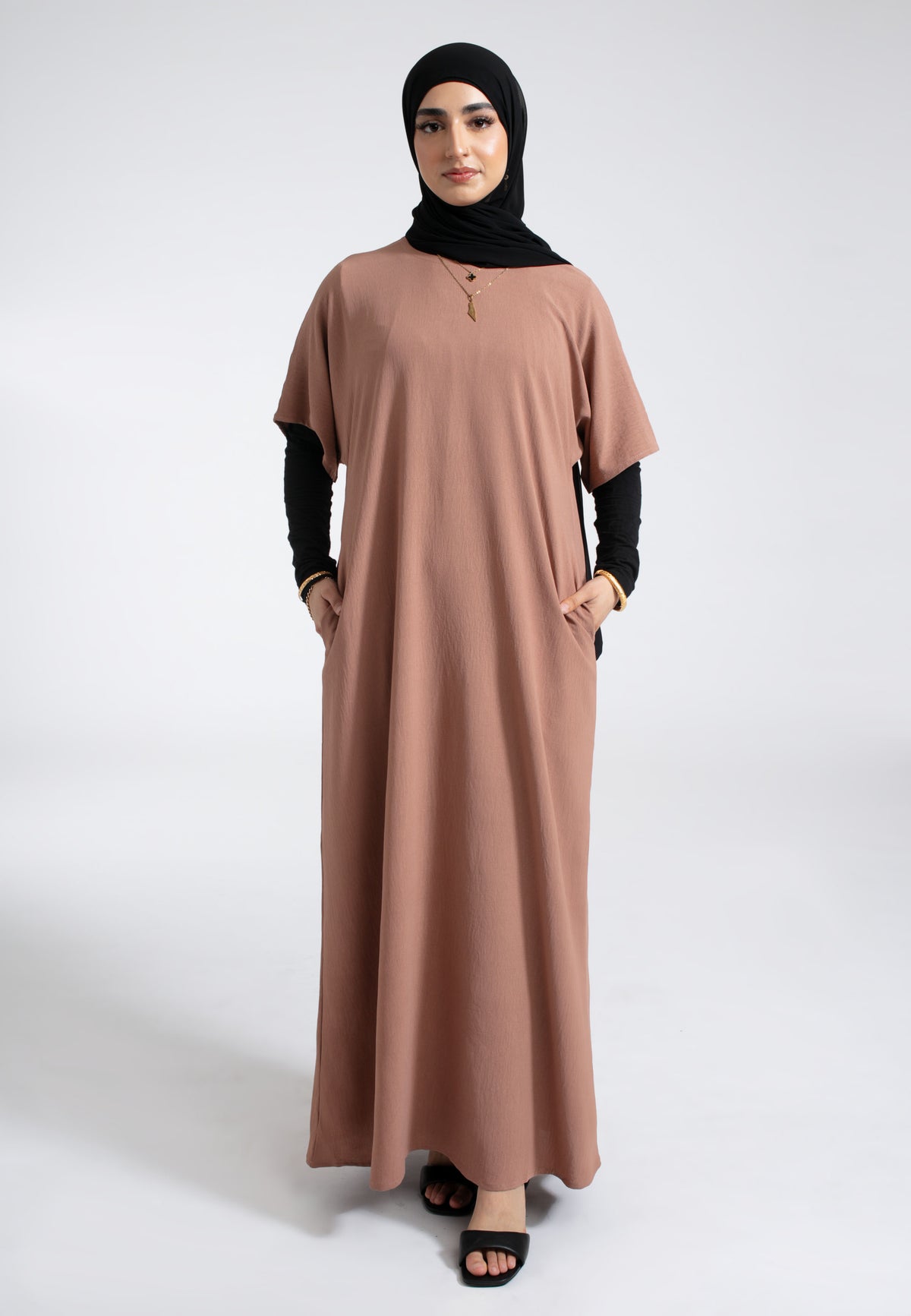 Mocha Inner Slip Dress